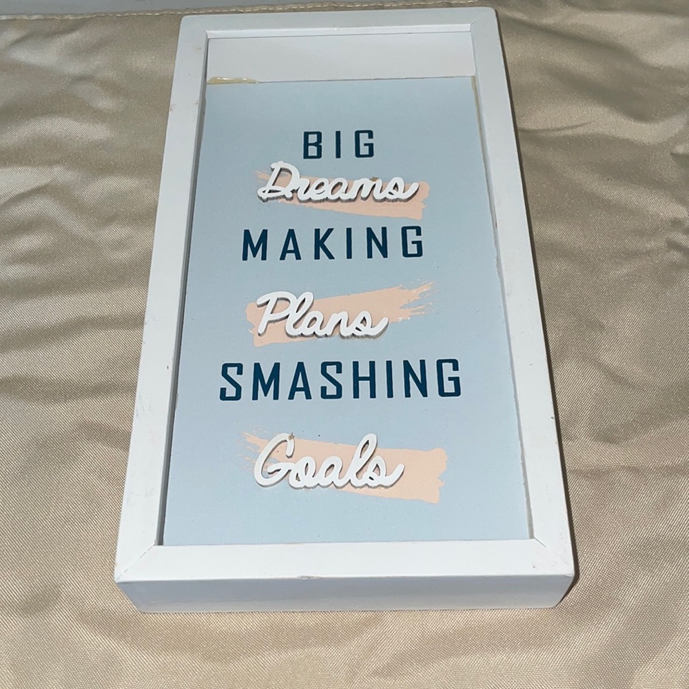 Ashland tabletop decor white shadow box